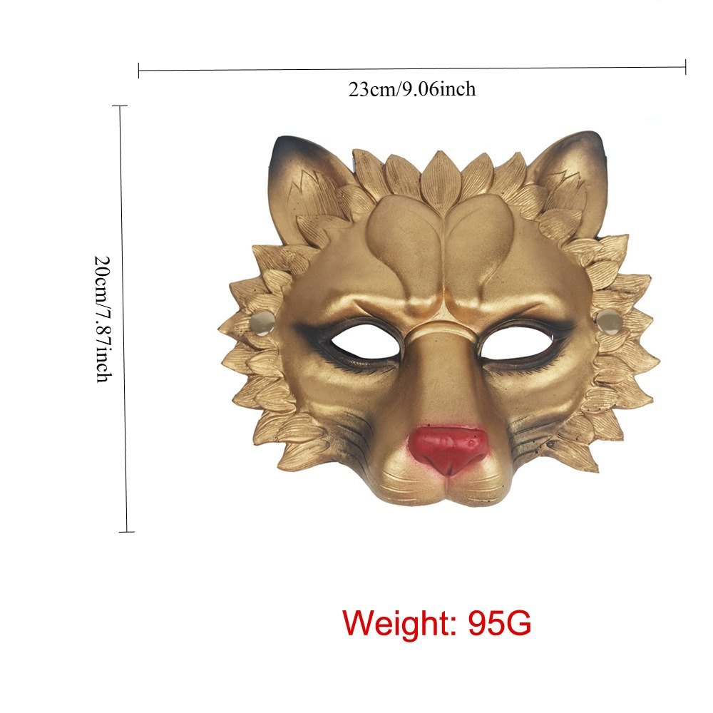 Cosplay Props Eva Foam - Adult Halloween Lion Mask 3D PU