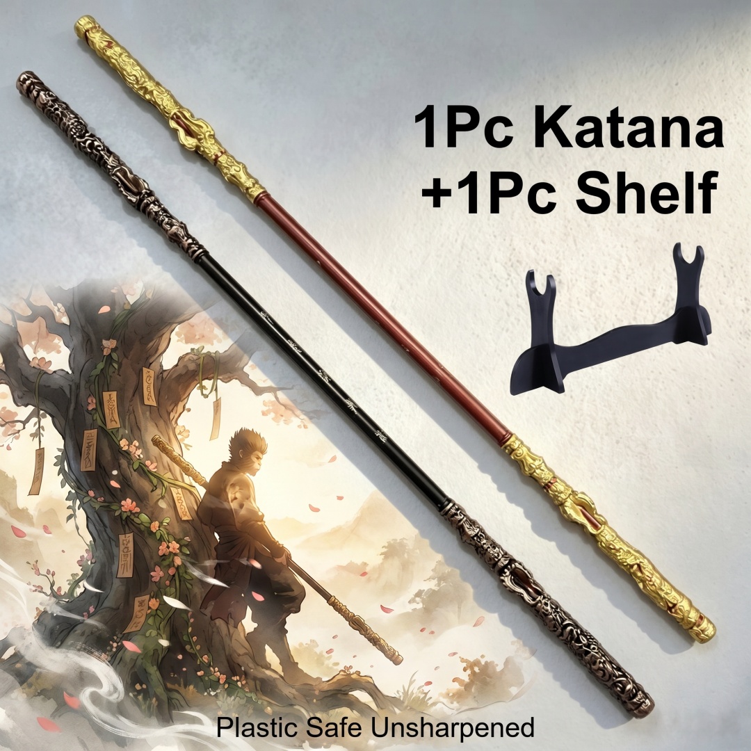 Cosplay Prop Katana - 70inch Black Myth Wukong Sun Wukong