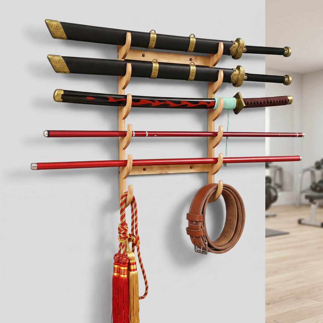 Cosplay Prop Katana - 8-Layers Wall Sword Storage Shelf Support