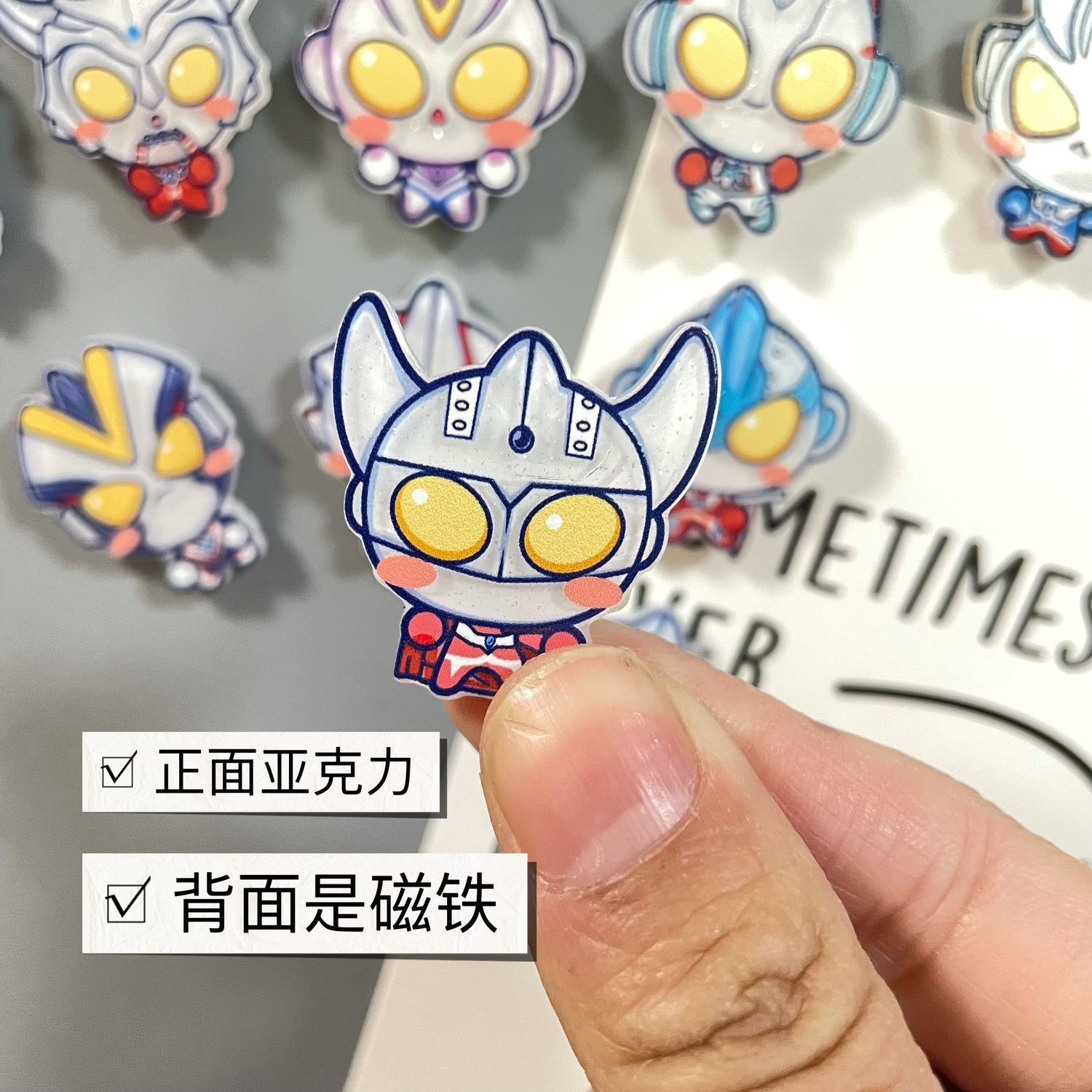 Creative cartoon Cool Ultraman - огляд і ціна Acrylic Cosplay Prop