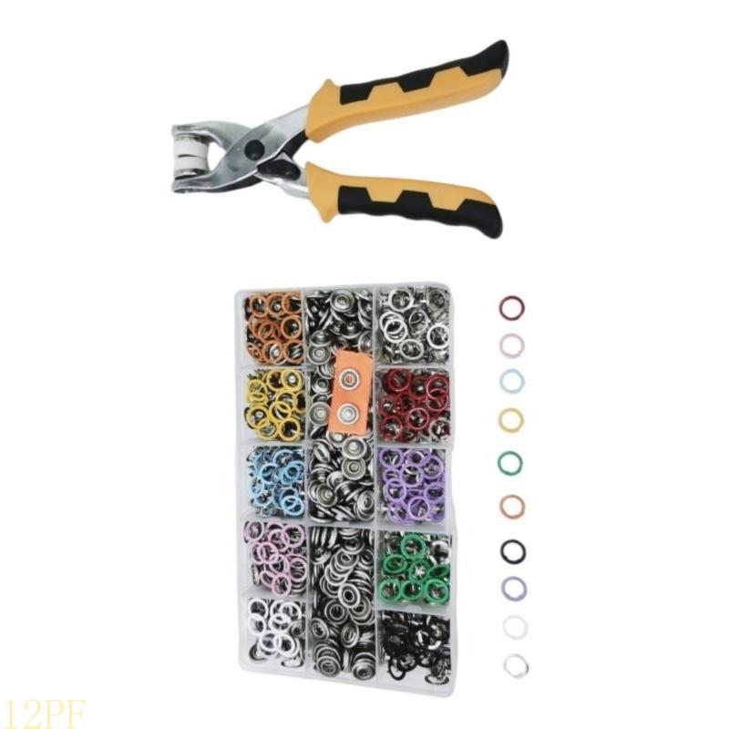 12PF 200set Metal With Fastene - огляд і ціна Snap Plier Setter