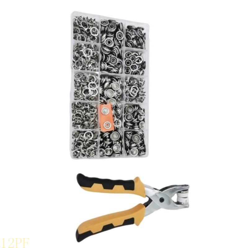 12PF 200set Metal With Fastene - огляд і ціна Snap Plier Setter