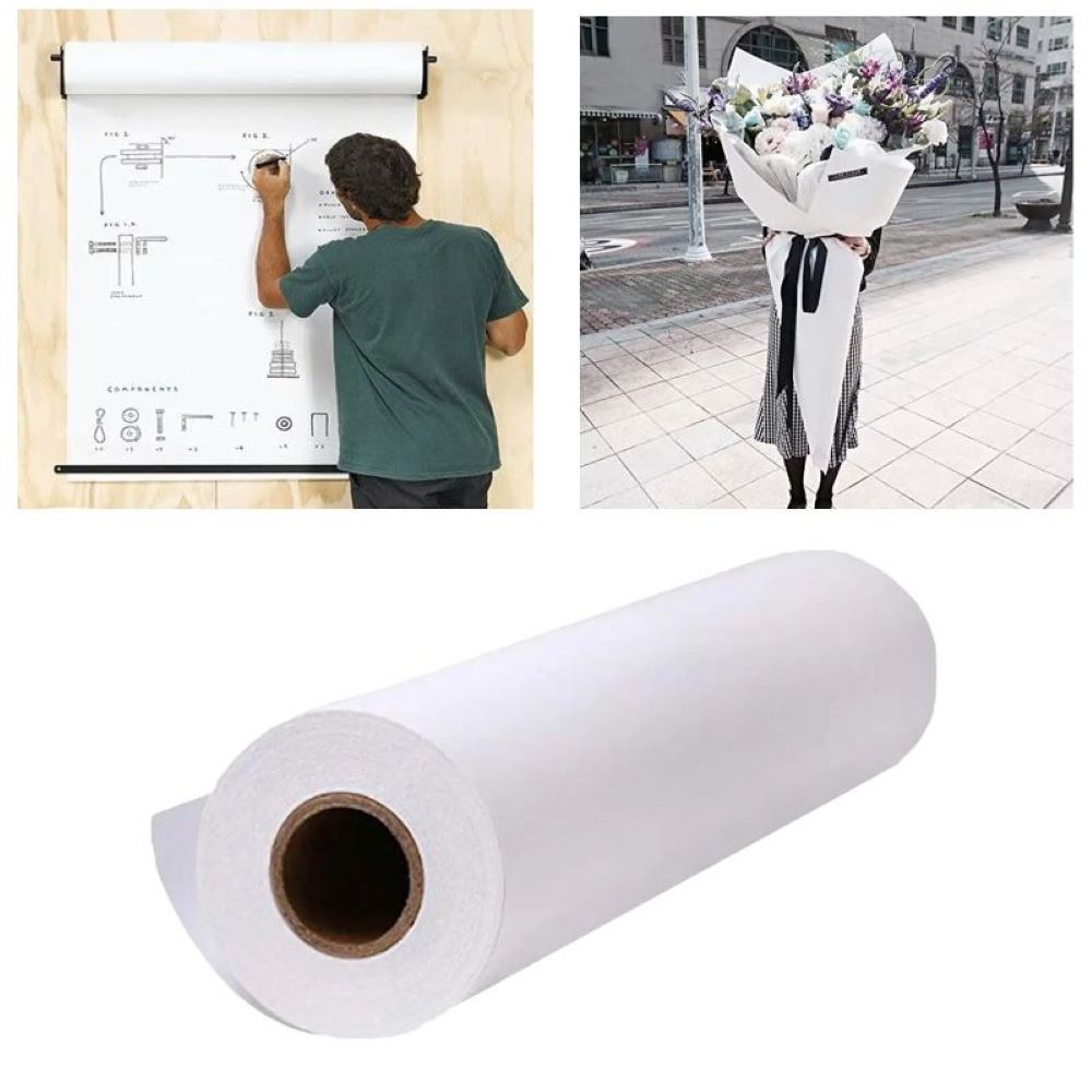 White/Black/Brown Kraft Paper  - огляд і ціна Craft Foam Roll