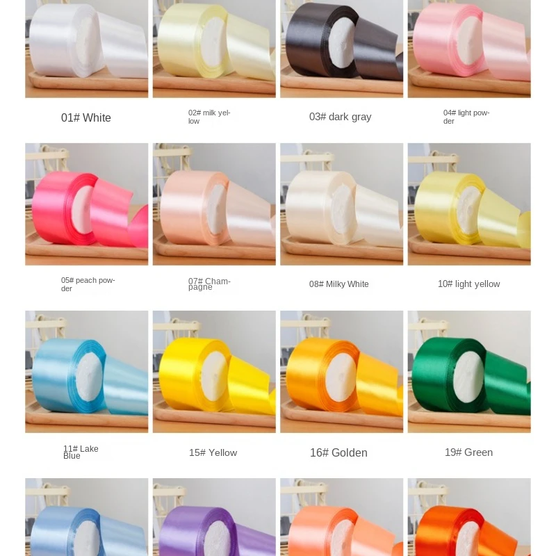 22Yards/Roll 5cm  Silk Satin R - огляд і ціна Craft Foam Roll