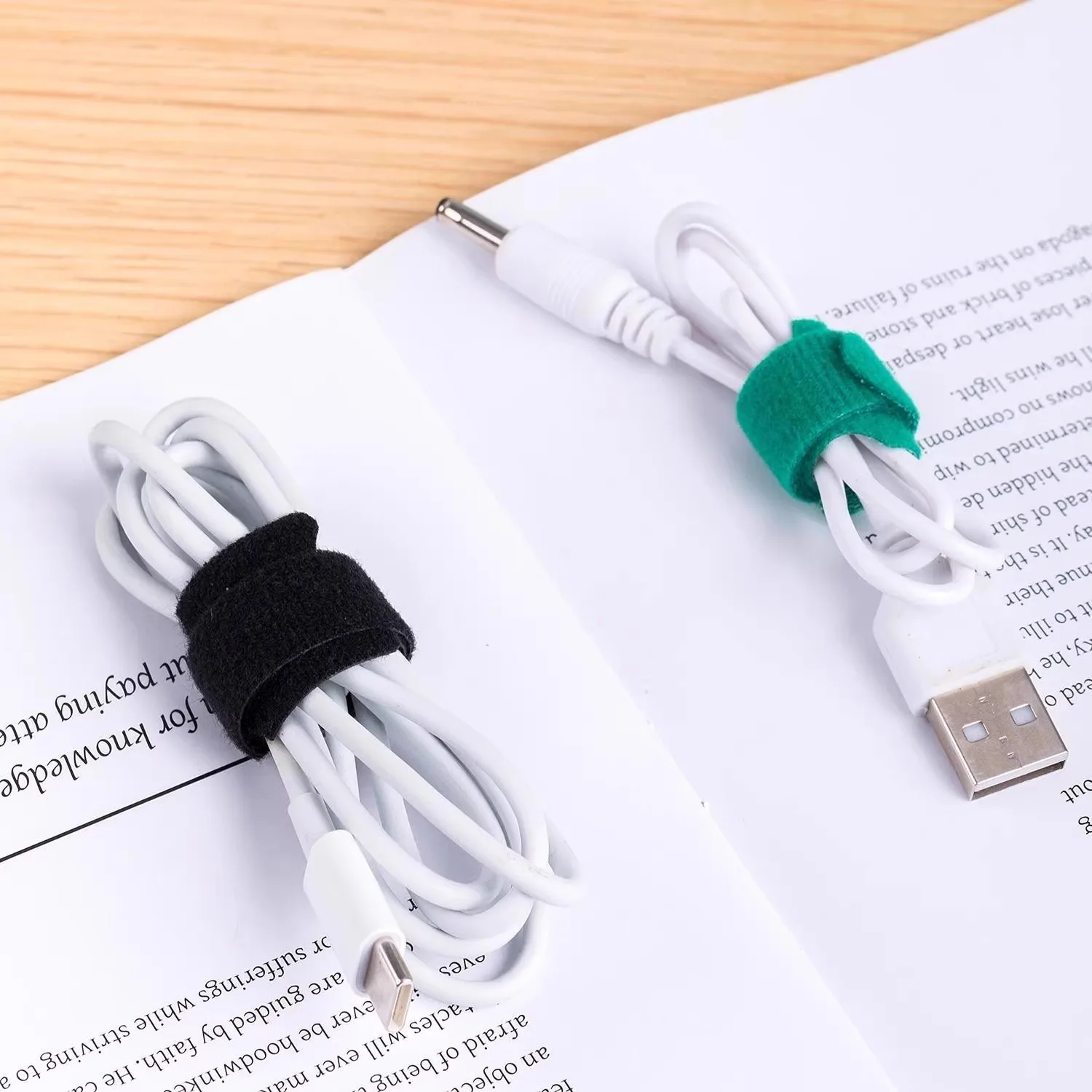 Cut-Free Reusable Cable Organi - огляд і ціна Velcro Hook Loop
