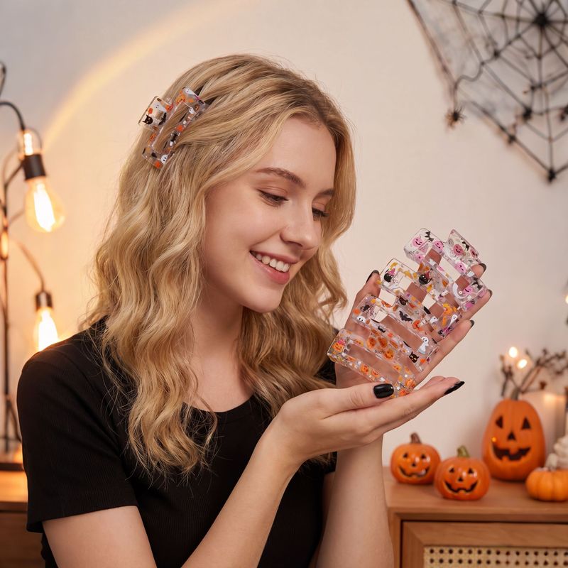 4pcs/set Halloween Hair Claw C - огляд і ціна Cosplay Bat Prop