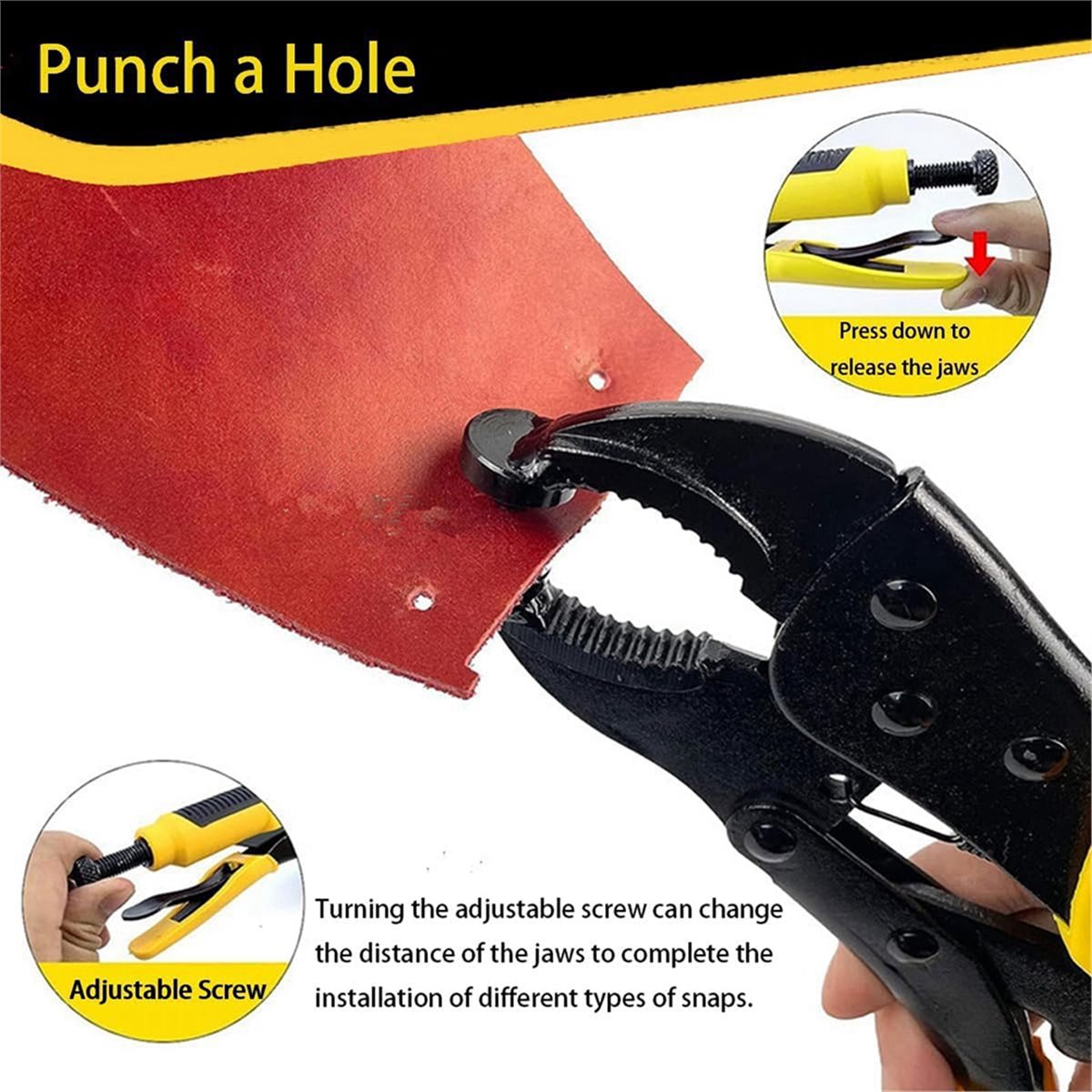 Sep.HOT~Heavy Duty Snap Fasten - огляд і ціна Snap Plier Setter