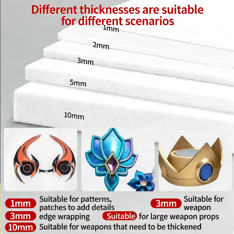 EVA foam sheet material model  - огляд і ціна Cosplay Prop Foam Board
