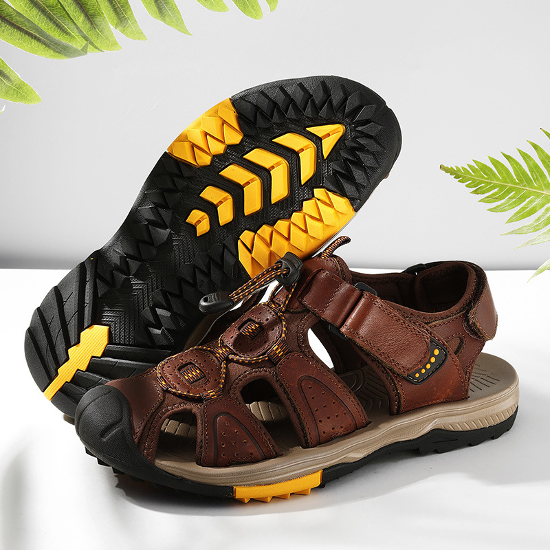 Large Size New Summer Men's To - огляд і ціна Velcro Hook Loop