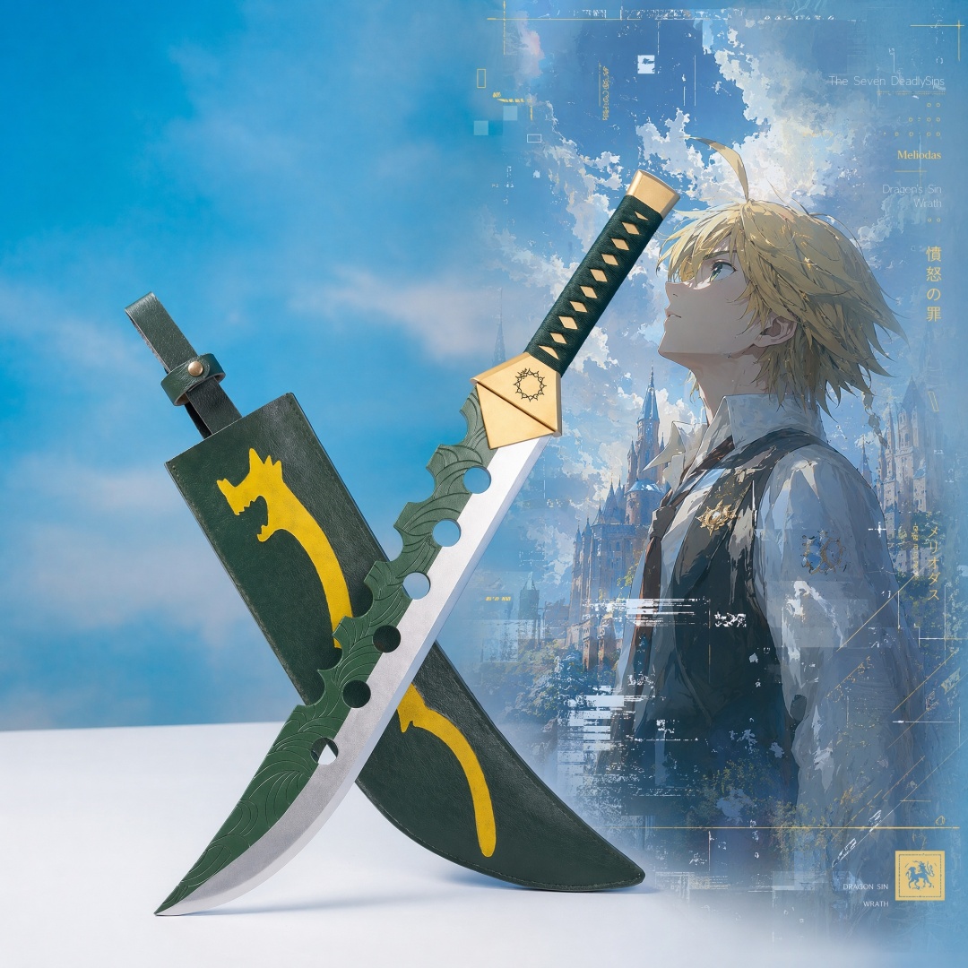 28inch The Seven Deadly Sins M - огляд і ціна Cosplay Prop Katana