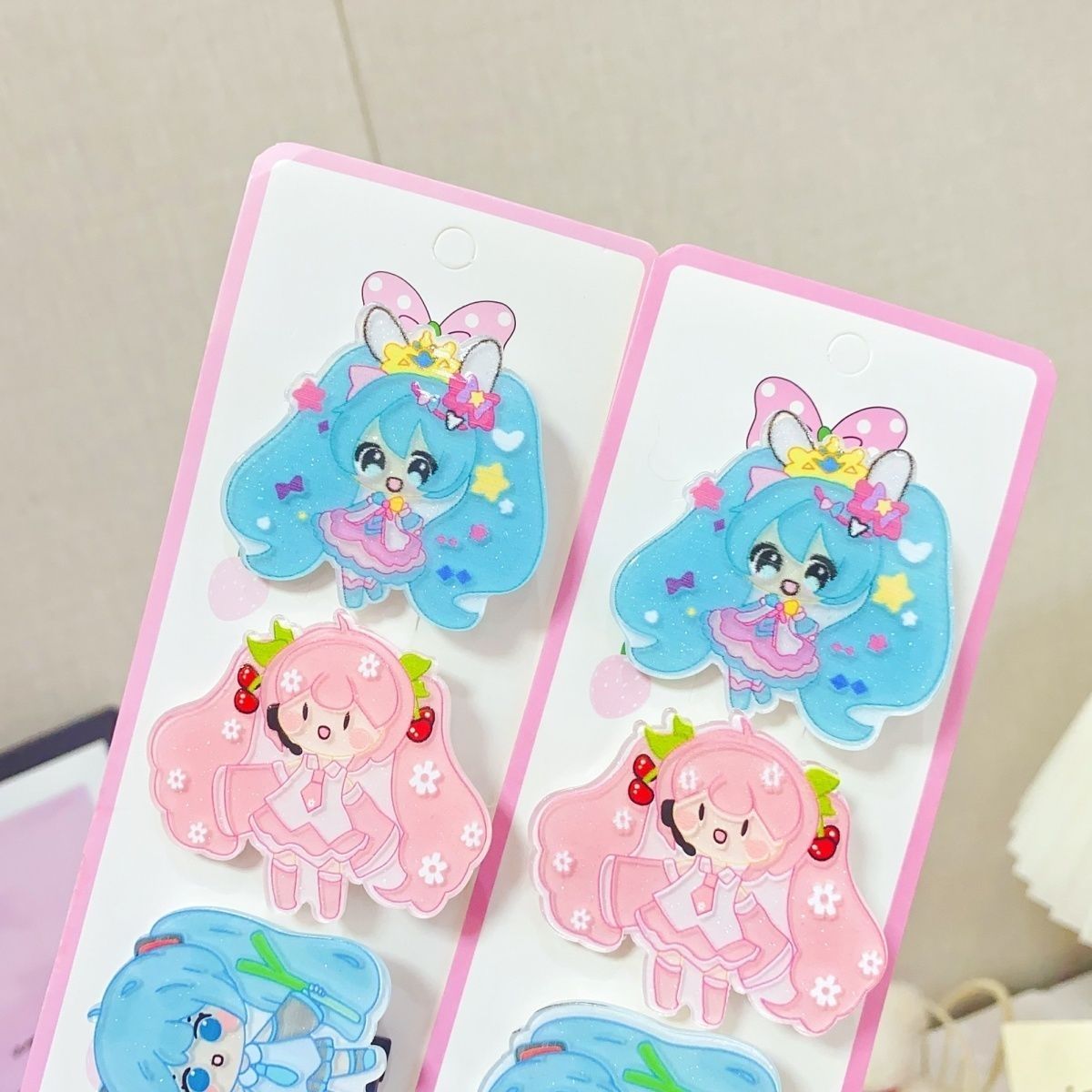 Hatsune Miku cartoon hair clip - огляд і ціна Cosplay Floating Prop