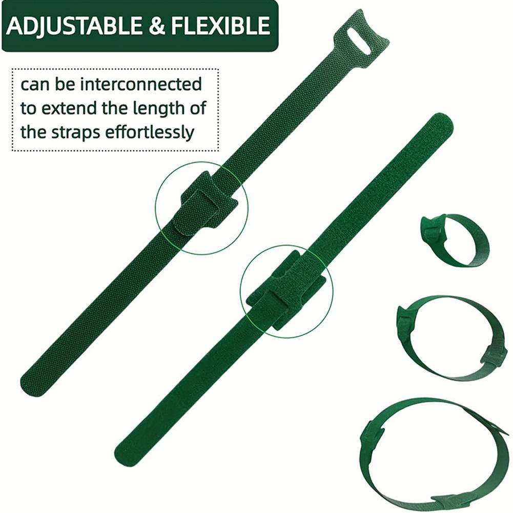 100pcs Reusable Adjustable Non - огляд і ціна Velcro Hook Loop