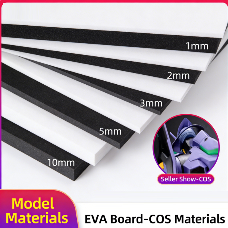 38-Degree Black EVA Foam Board - огляд і ціна Cosplay Prop Foam Board