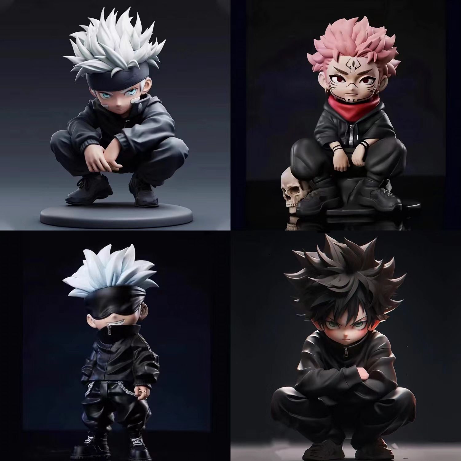 Jujutsu Kaisen figure - crouch - огляд і ціна Cosplay Prop Display